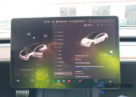 2022 Tesla Model 3 Rear-Wheel Drive из США, поврежденный, VIN 5YJ3E1EA9NF168086